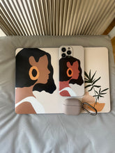 Load image into Gallery viewer, BLACKGIRL MAGIC MACBOOK  CASE with matching keyboard cover ✨