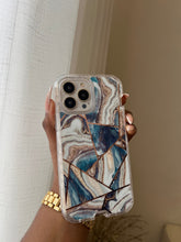 Load image into Gallery viewer, Electroplated Marble design 2 in 1 SHOCKPROOF CASE
