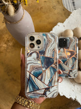 Load image into Gallery viewer, Electroplated Marble design 2 in 1 SHOCKPROOF CASE