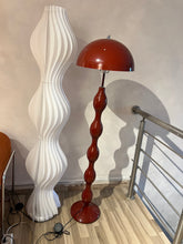 Load image into Gallery viewer, Burgundy Bubble Floor Lamp