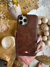 Load image into Gallery viewer, LUXURY LEATHER PHONECASE (BROWN)