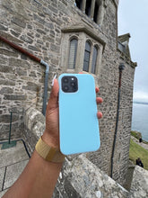 Load image into Gallery viewer, Baby blue Premium silicone apple case