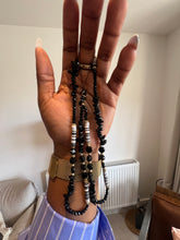 Load image into Gallery viewer, Gorgeous Long beaded Charms (black and white)