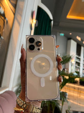 Load image into Gallery viewer, Transparent Rectangular MagSafe case