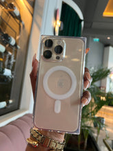 Load image into Gallery viewer, Transparent Rectangular MagSafe case