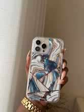 Load image into Gallery viewer, Electroplated Marble design 2 in 1 SHOCKPROOF CASE