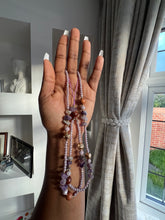 Load image into Gallery viewer, Gorgeous Long beaded Charms (lavender mixed with brown beads )