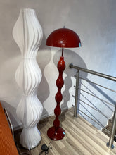 Load image into Gallery viewer, Burgundy Bubble Floor Lamp