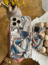 Load image into Gallery viewer, Electroplated Marble design 2 in 1 SHOCKPROOF CASE