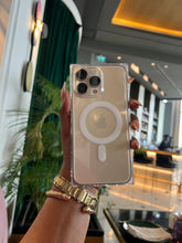 Load image into Gallery viewer, Transparent Rectangular MagSafe case