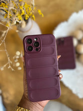 Load image into Gallery viewer, Maroon Soft 3D Stripe case
