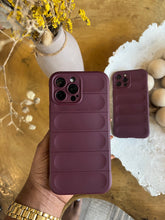 Load image into Gallery viewer, Maroon Soft 3D Stripe case