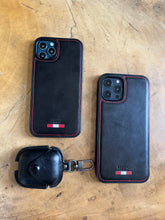 Load image into Gallery viewer, LUXURY LEATHER PHONECASE (BLACK)