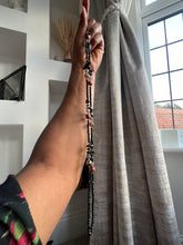 Load image into Gallery viewer, Gorgeous Long beaded Charms ( Black  mixed with brown beads )