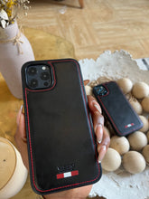 Load image into Gallery viewer, LUXURY LEATHER PHONECASE (BLACK)