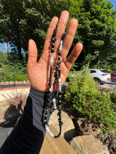 Load image into Gallery viewer, Gorgeous Long beaded Charms (black and white)