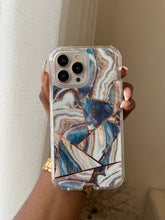 Load image into Gallery viewer, Electroplated Marble design 2 in 1 SHOCKPROOF CASE