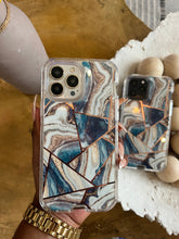 Load image into Gallery viewer, Electroplated Marble design 2 in 1 SHOCKPROOF CASE