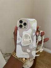 Load image into Gallery viewer, Holographic translucent popsocket case (can be bought with or without the charm holder) it’ll