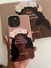 Load image into Gallery viewer, Protective God is within her  phonecase