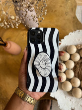 Load image into Gallery viewer, Monochrome clock popsocket case.
