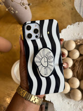 Load image into Gallery viewer, Monochrome clock popsocket case.