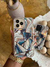 Load image into Gallery viewer, Electroplated Marble design 2 in 1 SHOCKPROOF CASE