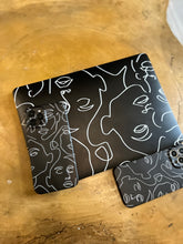 Load image into Gallery viewer, Black minimalist Lineart case