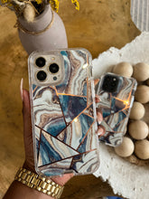 Load image into Gallery viewer, Electroplated Marble design 2 in 1 SHOCKPROOF CASE