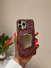 Load image into Gallery viewer, Gorgeous  Matte maroon   mirror case