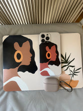 Load image into Gallery viewer, BLACKGIRL MAGIC MACBOOK  CASE with matching keyboard cover ✨