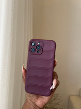 Load image into Gallery viewer, Maroon Soft 3D Stripe case