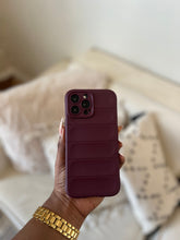Load image into Gallery viewer, Maroon Soft 3D Stripe case