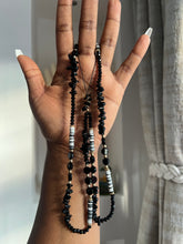 Load image into Gallery viewer, Gorgeous Long beaded Charms (black and white)