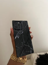 Load image into Gallery viewer, Rectangular black marble case