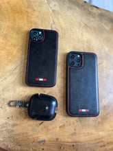 Load image into Gallery viewer, LUXURY LEATHER PHONECASE (BLACK)
