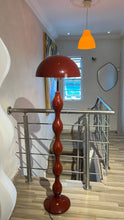 Load image into Gallery viewer, Burgundy Bubble Floor Lamp