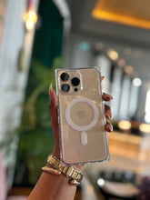 Load image into Gallery viewer, Transparent Rectangular MagSafe case