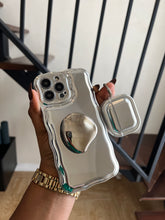 Load image into Gallery viewer, Luxury sliver case (can be bought with or without the popsocket)