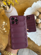 Load image into Gallery viewer, Maroon Soft 3D Stripe case