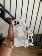 Load image into Gallery viewer, Holographic translucent popsocket case (can be bought with or without the charm holder) it’ll