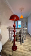 Load image into Gallery viewer, Burgundy Bubble Floor Lamp