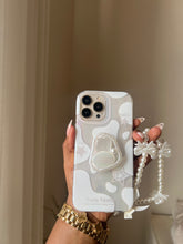 Load image into Gallery viewer, Holographic translucent popsocket case (can be bought with or without the charm holder) it’ll