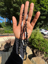 Load image into Gallery viewer, Gorgeous Long beaded Charms (black and white)