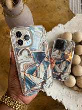 Load image into Gallery viewer, Electroplated Marble design 2 in 1 SHOCKPROOF CASE