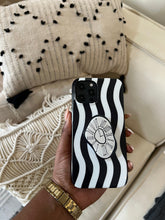 Load image into Gallery viewer, Monochrome clock popsocket case.