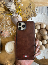 Load image into Gallery viewer, LUXURY LEATHER PHONECASE (BROWN)