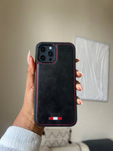 Load image into Gallery viewer, LUXURY LEATHER PHONECASE (BLACK)