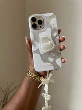 Load image into Gallery viewer, Holographic translucent popsocket case (can be bought with or without the charm holder) it’ll