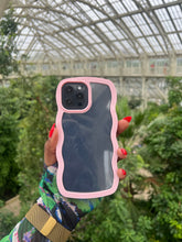 Load image into Gallery viewer, Pink Transparent wavy case π